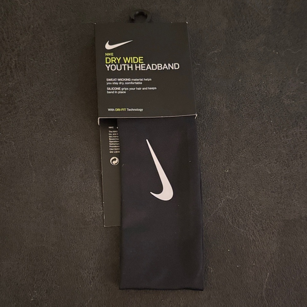Nike Black Dri-Fit Youth Headband